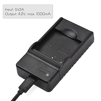Amazon | NP-40 バッテリー充電器 LED インジケーター Type-C